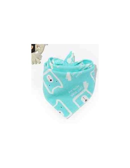 Slotman, bib, araphak on the button - Bear on blue buy in online store