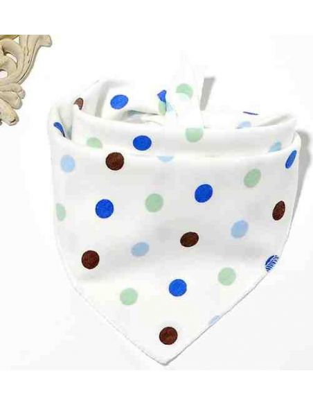 Whirl, bib, arafat on button - blue circles buy in online store Whirl, bib, arafat on button - blue circles buy in online store