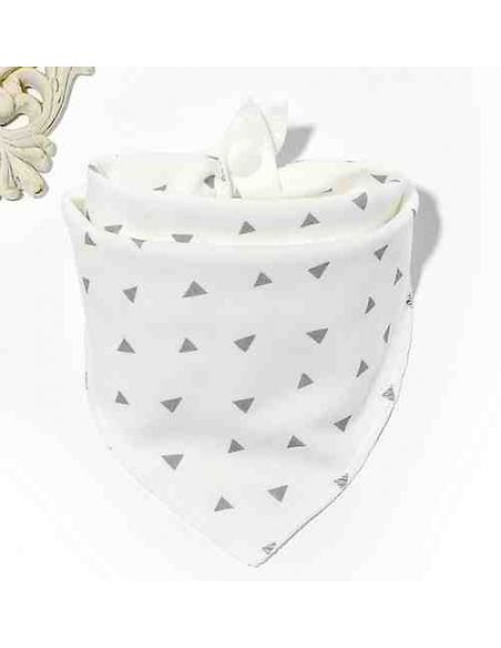 Whirl, bib, araphak on the button - gray triangles buy in online store Whirl, bib, araphak on the button - gray triangles buy in online store