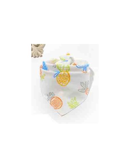 Slotman, bib, araphak on button - pineapples buy in online store