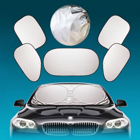 A set of sunscreen car shutters for a car (6 pieces) buy in online store