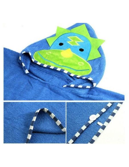 Children's Towel Cape Poncho (Analog Skip Hop) Hooded - Dinosaur 60 * 120cm buy in online store