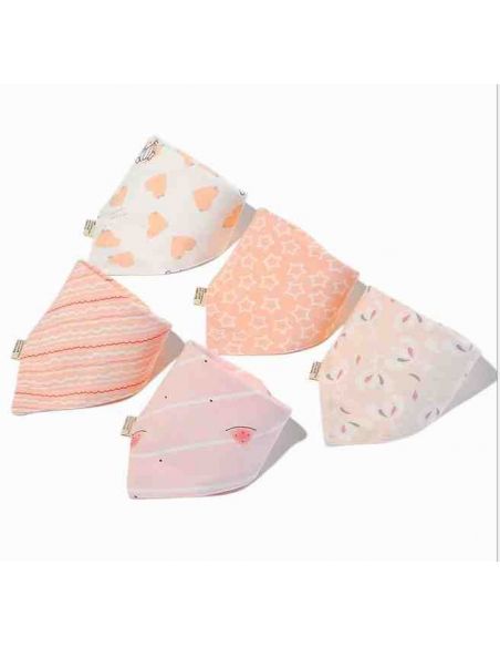 Whirlscrew, bib, araphak on the button - Set pink 5pcs buy in online store Whirlscrew, bib, araphak on the button - Set pink 5pcs buy in online store
