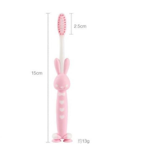 Baby toothbrushes on suckers bunnies - 4pcs in pack buy in online store