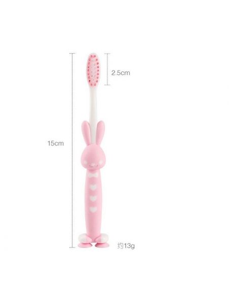 Baby toothbrushes on suckers bunnies - 4pcs in pack buy in online store Baby toothbrushes on suckers bunnies - 4pcs in pack buy in online store
