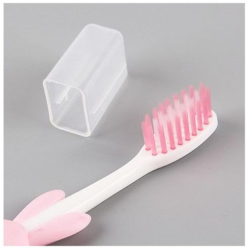 Baby toothbrushes on suckers bunnies - 4pcs in pack buy in online store