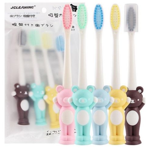 Baby Toothbrushes on Squakes Bear - 4pcs buy in online store