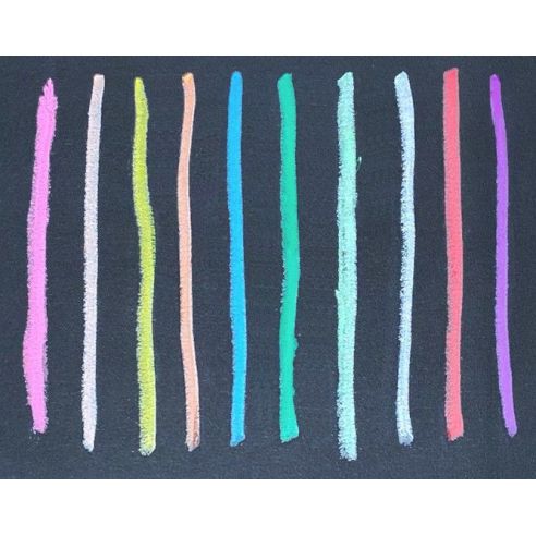 Water soluble dustless chalk color + 1pc holder for chalk buy in online store