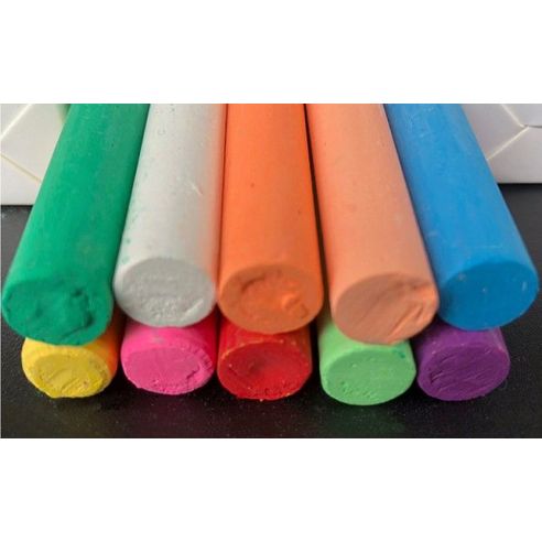 Water soluble dustless chalk color + 1pc holder for chalk buy in online store