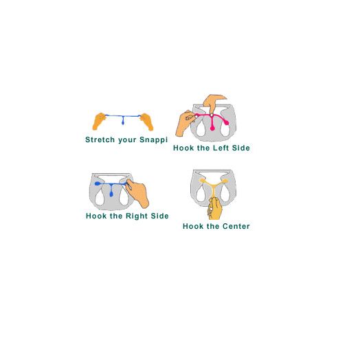 Clip for diapers snappi - analog buy in online store