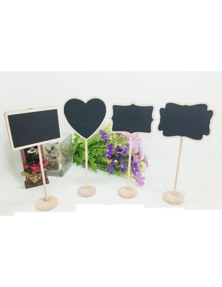 Cretaceous plates, wood price tags - on the rack 10pcs buy in online store