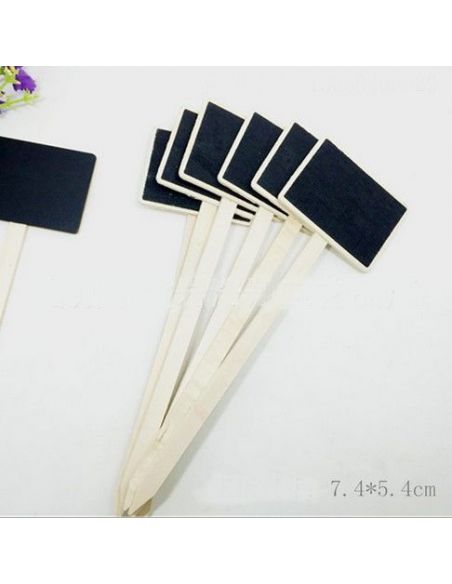 Chalk price tag, tree plate - on a chopstick 10pcs buy in online store