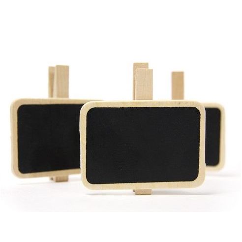 Chalk price tag, a knob of a clothespin tree - on a chopstick 10pcs buy in online store