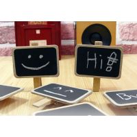 Chalk price tag, a knob of a clothespin tree - on a chopstick 10pcs buy in online store