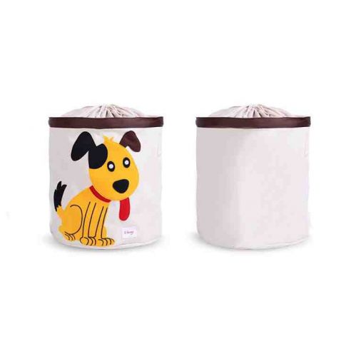 Basket for toys cotton with applique - Dog buy in online store