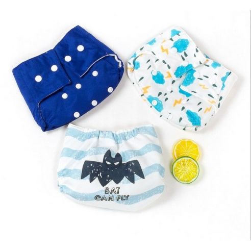 Reusable diapers Color (set 3pcs) buy in online store