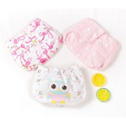 Reusable diapers Color (set 3pcs) buy in online store