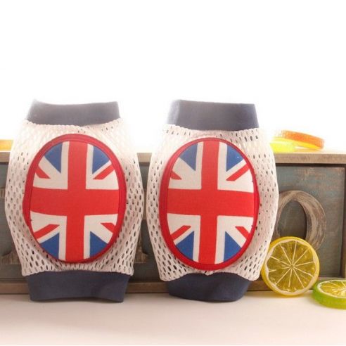 Knee pads with soft oval insert - flag buy in online store