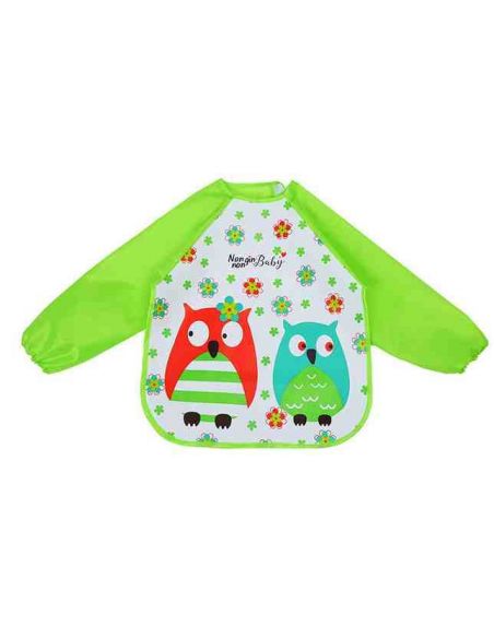 Apron with sleeves - owls buy in online store Apron with sleeves - owls buy in online store