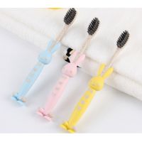 Children's toothbrush with adding bamboo coal on suckers buy in online store 2