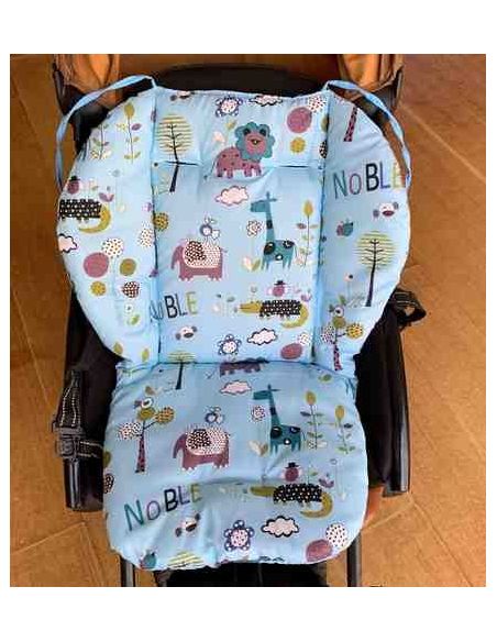 Mattress in a stroller, car seat, haul for feeding - blue buy in online store