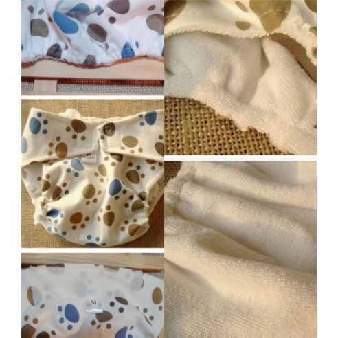 Reusable diaper on cotton velcro -m buy in online store