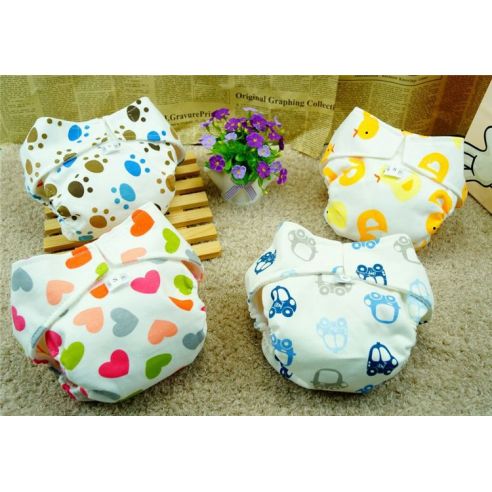 Reusable diaper on cotton velcro - L buy in online store
