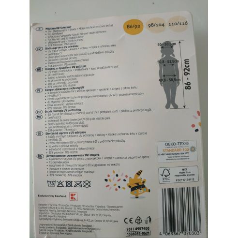 Sunscreen bathing suit kuniboo for girl buy in online store