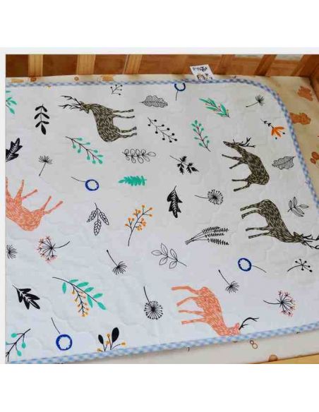 Double-sided cotton diaper with layers - size 50 * 70cm buy in online store