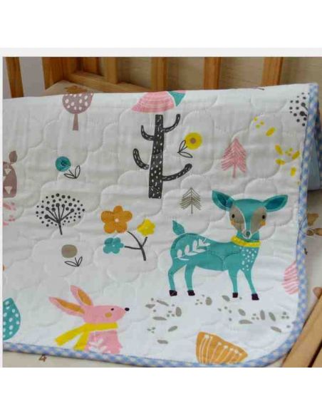 Double-sided cotton diaper with layers - size 50 * 70cm buy in online store