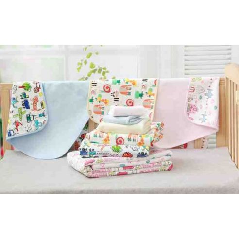 Diaperwood waterproof double-sided cotton knitwear (funny drawings) - size 50 * 70cm buy in online store