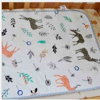 Diaper double-sided cotton with a layer - size 70 * 100cm buy in online store 2