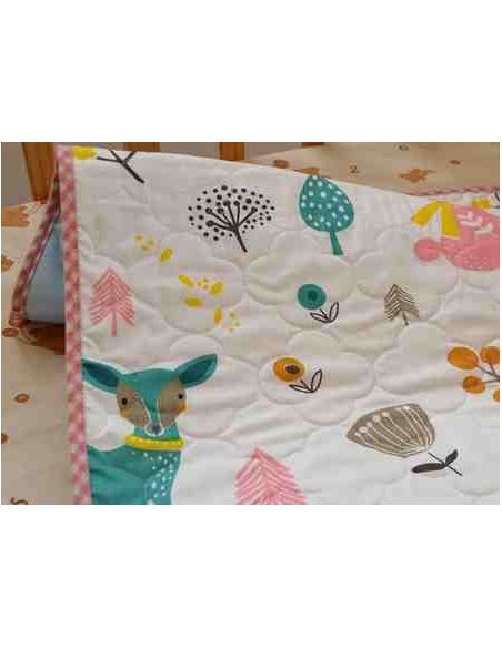 Diaper double-sided cotton with a layer - size 70 * 100cm buy in online store
