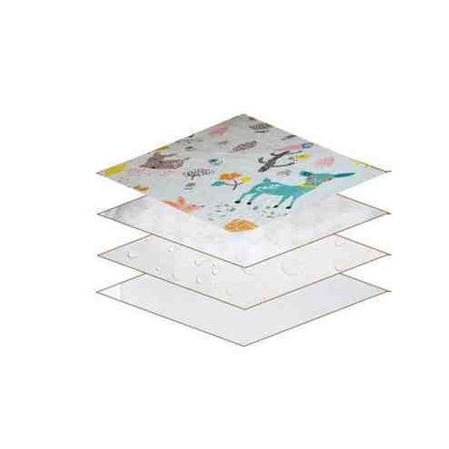 Diaper double-sided cotton with a layer - size 70 * 100cm buy in online store