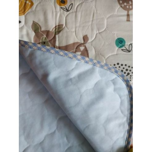 Diaper double-sided cotton with a layer - size 70 * 100cm buy in online store