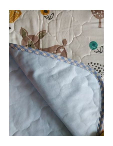 Diaper double-sided cotton with a layer - size 70 * 100cm buy in online store
