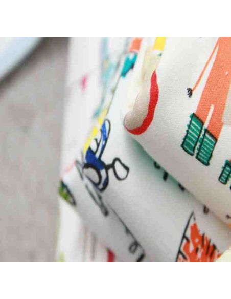 Diaperwood waterproof double-sided cotton knitwear (fun drawings) - size 60 * 75cm buy in online store