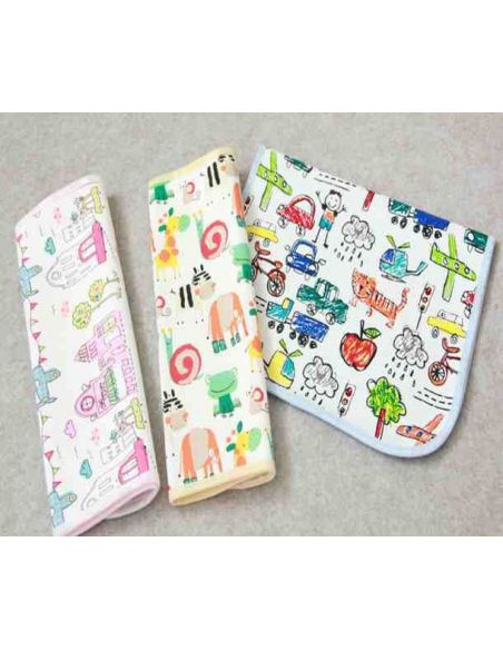 Diaperwood waterproof double-sided cotton knitwear (fun drawings) - size 60 * 75cm buy in online store