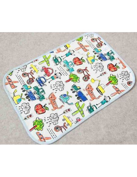 Diaperwood waterproof double-sided cotton knitwear (fun drawings) - size 60 * 75cm buy in online store