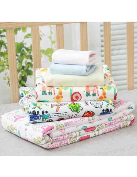 Diaperwood waterproof double-sided cotton knitwear (fun drawings) - size 60 * 75cm buy in online store