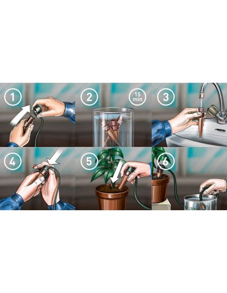 Drip (automatic) watering for indoor plants- (2pcs / pack) buy in online store