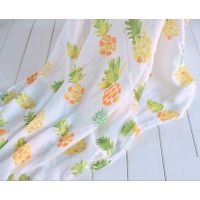 Gauze Muslin Diaper 120 * 120 - Large Pineapples buy in online store