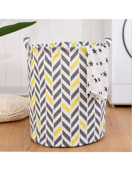 Basket A large for cotton toys (without tightening) - zigzag buy in online store Basket A large for cotton toys (without tightening) - zigzag buy in online store