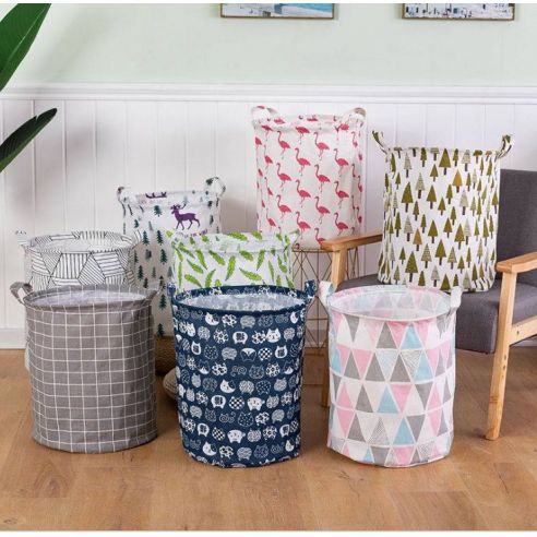 Basket is a large for cotton toys (without tightening) - pink buy in online store