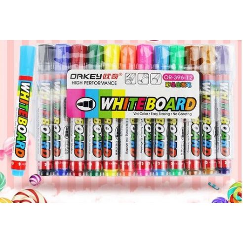 Marker for Marker White Board Set 12pcs (filled) buy in online store