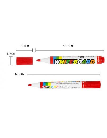 Marker for Marker White Board Set 12pcs (filled) buy in online store