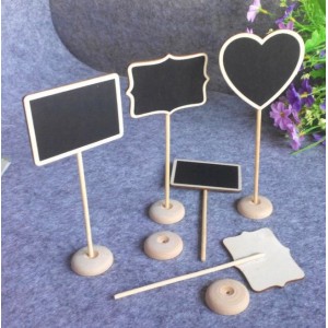 Chalk signs and price tags